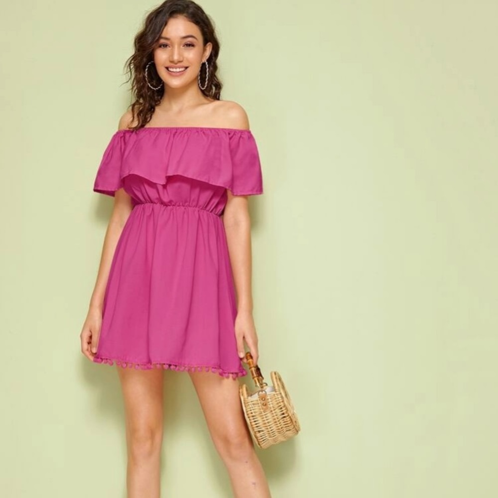 NWOT SHEIN pink dress